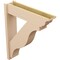 Ekena Millwork 8-in W x 34-in D x 40-in H Funston Trad Rough Cedar Woodgrain TimberThane Outlooker, Primed Tan OUTUR080X34X40FST04RCPR - alternate 3